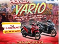 Honda Vario – Mua xe trả góp siêu ưu đãi