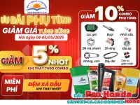 ƯU ĐÃI PHỤ TÙNG - GIẢM GIÁ TƯNG BỪNG