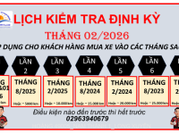 KIỂM TRA ĐỊNH KỲ - VẬN HÀNH NHƯ Ý