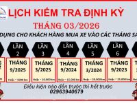 KIỂM TRA ĐỊNH KỲ - VẬN HÀNH NHƯ Ý