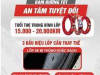  BAO LÂU RỒI BẠN CHƯA KIỂM TRA LỐP XE?