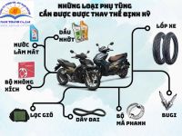 NHỮNG LOẠI PHỤ TÙNG CẦN ĐƯỢC THAY THẾ ĐỊNH KỲ